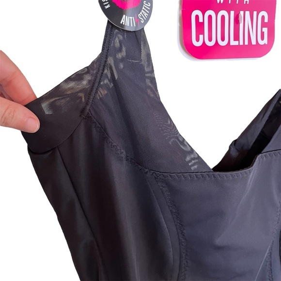 Maidenform New Flexees Black Body Shaper 2X XXL - Picture 2 of 11